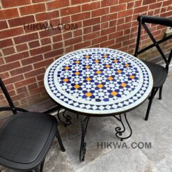 CUSTOMIZABLE Mosaic Table - Crafts Mosaic Table - Mosaic Table Art - Mid Century Mosaic Table