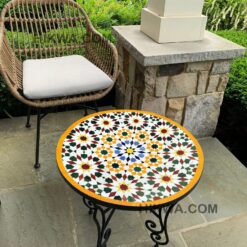 CUSTOMIZABLE Mosaic Table - Crafts Mosaic Table - Mosaic Table Art - Mid Century Mosaic Table
