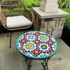 CUSTOMIZABLE Mosaic Table - Crafts Mosaic Table - Mosaic Table Art - Mid Century Mosaic Table