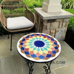 CUSTOMIZABLE Mosaic Table - Crafts Mosaic Table - Mosaic Table Art - Mid Century Mosaic Table