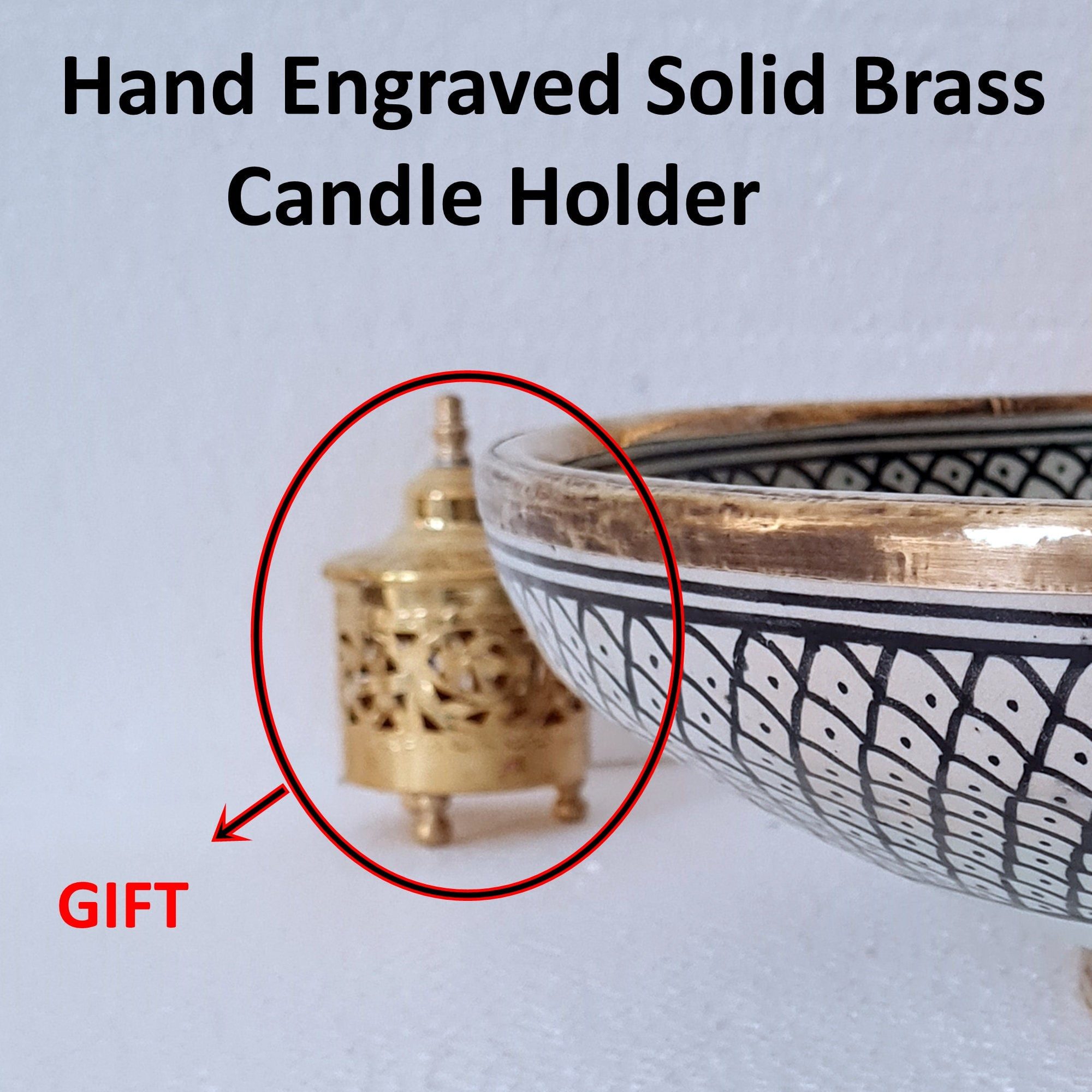 Handcrafted Farmhouse London Basin - Mid-Century Modern Vanity Sink - Brushed Solid Brass Rimed - Fish Scales Minimalist Design Sink + Gift 2