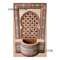 Moroccan Mosaic Fountain ,Moroccan Tile Fountain ,Wall mosaic fountain . Handmade moroccan