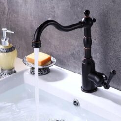 Oil Rubbed Bronze Faucet , Bathroom Sink Tap , Kitchen Brass Faucet , Kitchen Vanity