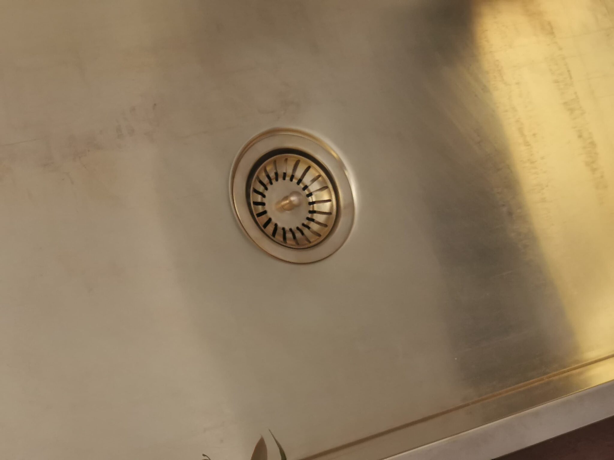 Custom Made 32" x 16" Unlacquered Brass Kitchen Sink - Smooth Brass Finish Modern Sink - Rounded Edges Brass Kitchen Sink - 16 Gauge Brass 4