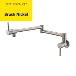 Brass Wall Mounted Kitchen Faucet | Cold Water Folding Kitchen Faucet | Single Lever Rotate Kitchen Sink Faucet 7 Colors