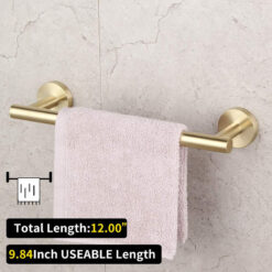 Bathroom Hardware Set 4 Pieces | SUS304 Bathroom Accessories Sets | Wall Mounted Towel Holders Sets