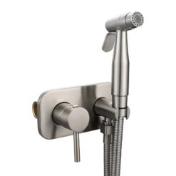 Brass Bidet Sprayer Set Hot and Cold Water Toilet Sprayer Kit Hand Held Bidet Sprayer Diaper Sprayer Shattaf