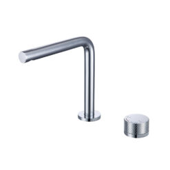 Dual Hole Basin Faucet Single Handle Vanity Sink Faucet 360 Degree Swivel Sink Water Faucet