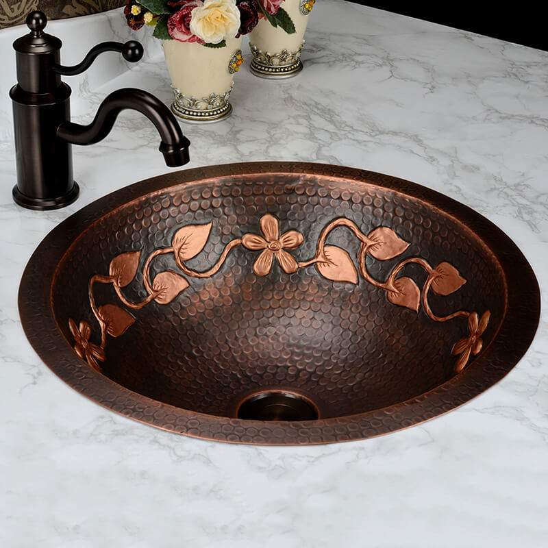 Classical Brass Sink | European Wash Basin | Antique Copper Basin Vintage Copper Basin Art Basin