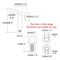 304 Stainless Steel Kitchen Sprayer Set Brushed Nickel Hand Held Sprayer for Kitchen Sink Washing
