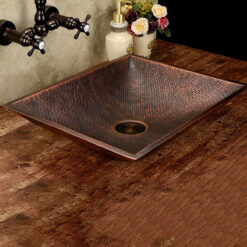 Antique Art Brass Sink | European-style Copper Basin | Wash Basin Vintage Model Hand-Made Copper Basin