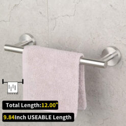 Bathroom Hardware Set 4 Pieces | SUS304 Bathroom Accessories Sets | Wall Mounted Towel Holders Sets