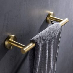 16 Inches Towel Bar for Bathroom SUS304 Stainless Steel Hand Towel Holder Kitchen Dish Cloths Hanger RUSTPROOF Wall Mounted