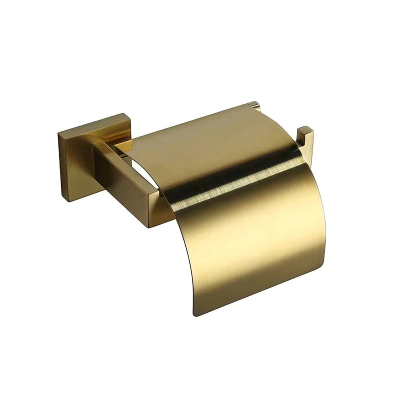 7331679419372 Bathroom Hardware Set Black Robe Hook Towel Rail Bar Rack Bar Shelf Tissue Paper Holder Toothbrush Holder Bathroom Accessories