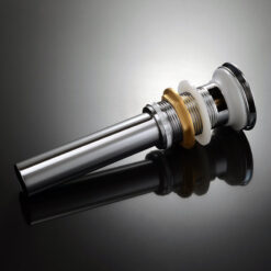 Brass Pop-up Sink Drain with Detachable Basket Stopper | Bathroom Faucet Vessel Vanity Sink Strainer(with overflow)