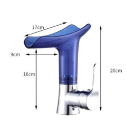 Basin Faucets Waterfall Faucet for Bathroom Basin Mixer Tap Single Handle Sink Mixer Tap Deck Mounted Bathroom Faucet