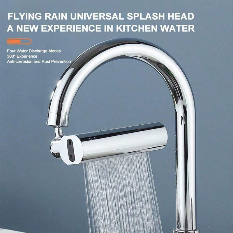8_0cc1481e-2471-440f-8346-344b0929e5b9 4 Modes Waterfall Kitchen Faucets Sprayer Head Anti Splash Adapter 720 Degree Swivel Rotating Fly Rain Faucet Extender