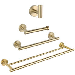 Bathroom Hardware Set 4 Pieces | SUS304 Bathroom Accessories Sets | Wall Mounted Towel Holders Sets