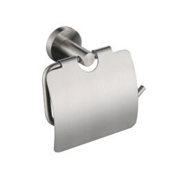 Bathroom Towel Bar | Wall Mounted Stainless Steel Single Towel Bar | Round Style Towel bar Holder Brush Nickel Finished