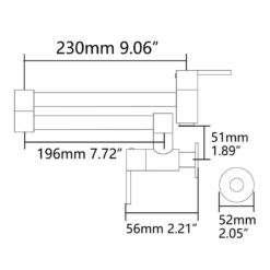 Brass Kitchen Faucet Wall Mount Pot Filler Faucet 360 Rotatable Folding Lengthened with Double Joint Swing Arms Cold Water Tap