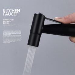 Brass Pot Filler Folding Faucet with Side Sprayer Kitchen Sink Faucet with Swing Arm and Double Function Joint