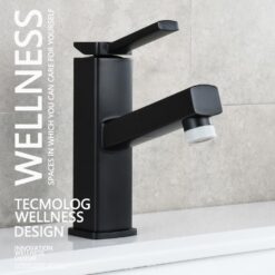 Brass Pulldown Basin Faucet with Pull Out Sprayer Single Lever Faucet for Bathroom Hot and Cold Water Faucet