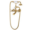 Antique Bathtub Faucet | Wall-Mounted Shower Faucet | European Single Handle Brass Tub Faucet