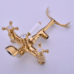 Antique Bathtub Faucet | Wall-Mounted Shower Faucet | European Single Handle Brass Tub Faucet