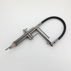 Brass Dual Handle Filter Kitchen Faucet With Towel Hanger