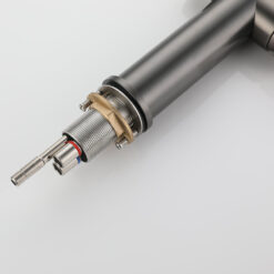 Brass Dual Handle Filter Kitchen Faucet With Towel Hanger