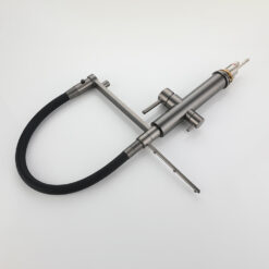 Brass Dual Handle Filter Kitchen Faucet With Towel Hanger