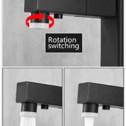 Brass Basin Faucet Multi-Functional Stretch Faucet Hot And Cold Water Pull Out Sink Faucet