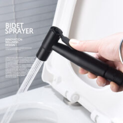 Brass Bidet Sprayer Set Hot and Cold Water Toilet Sprayer Kit Hand Held Bidet Sprayer Diaper Sprayer Shattaf