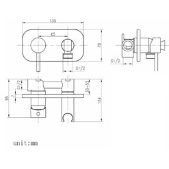 Brass Bidet Sprayer Set Hot and Cold Water Toilet Sprayer Kit Hand Held Bidet Sprayer Diaper Sprayer Shattaf