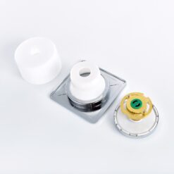 Chrome Round/Square Shower Body Jets Rainfall Spray Spa jet Water Saving in Wall Can Be Adjustable For Bathroom