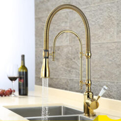 Brass Body Revolve Two-Way Washing Mounting Hardware G3/8" For The Kitchen Sink Faucet