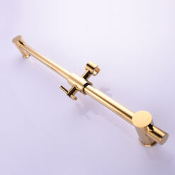 Brass Gold Metal Shower Sliding Bar With Height Adjustable for Bathroom with Shower Head Shower Hose