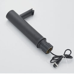 Copper Automatic Sensor Faucet Basin Single Cold Black Faucet Hot Smart Sensor Infrared Hand Washing Basin Faucet