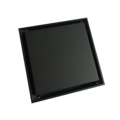 100% Solid Brass Square Bathroom Shower Floor Drain Tile Insert Invisible Water Filter Black Gold Chrome Nickel Brushed