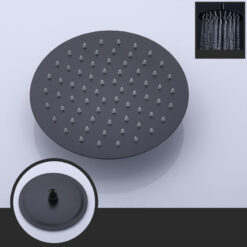 Brass Shower Valve Showers Faucet Diverter Control Valve Wall Mounted Mixer Valves for Spout Shower Head Matte Black & Chrome