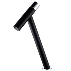 Basin Faucet Retro Black Faucet Taps Bathroom Sink Faucet Single Handle Hole Deck Vintage Wash Hot Cold Mixer Tap Crane