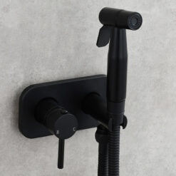 Brass Bidet Sprayer Set Hot and Cold Water Toilet Sprayer Kit Hand Held Bidet Sprayer Diaper Sprayer Shattaf