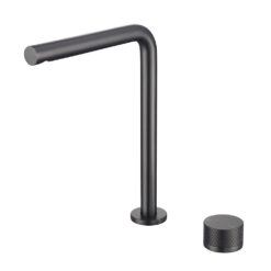 Dual Hole Basin Faucet Single Handle Vanity Sink Faucet 360 Degree Swivel Sink Water Faucet