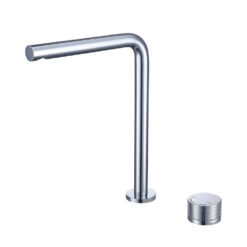 Dual Hole Basin Faucet Single Handle Vanity Sink Faucet 360 Degree Swivel Sink Water Faucet