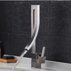 Brass Basin Faucet Luxury Bathroom Faucet Sink Mixer Tap Deck Mounted Faucet Hot And Cold Black Mixer Tap