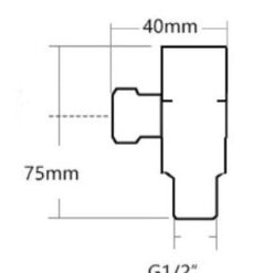 Brass Copper Black Angle Valve for Kitchen Bathroom Toilet  Cold and Hot Water Stop Valve