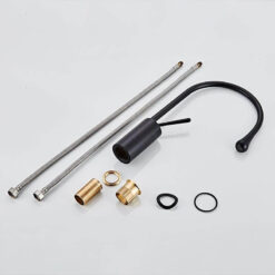 Basin Faucets Modern White Bathroom Faucet Waterfall faucets Single Hole Cold and Hot Water Tap Basin Faucet Mixer Taps