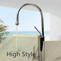 Basin Faucets Modern White Bathroom Faucet Waterfall faucets Single Hole Cold and Hot Water Tap Basin Faucet Mixer Taps