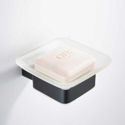 Bathroom Hardware Set Matte Black Paper Holder Towel Rail Rack Robe Hook Toilet Brush Holder Bathroom Accessories