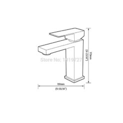 Bathroom Small Basin Tap Mixer 100% Solid Brass Newest Luxury Design Deck Mount Vessel Faucet Black Gold Chrome Silver Square